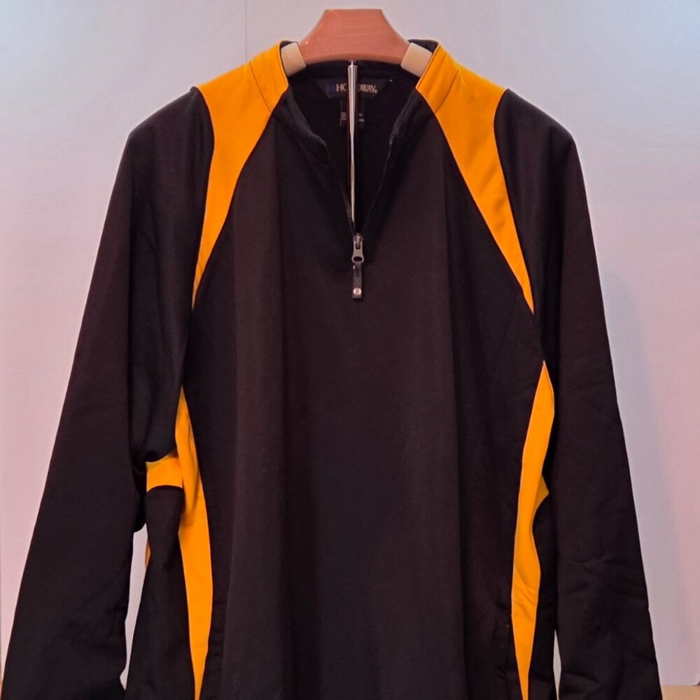 Holloway Quarter-Zip Long Sleeve Pullover , XL, Contrast Panels, Never Worn